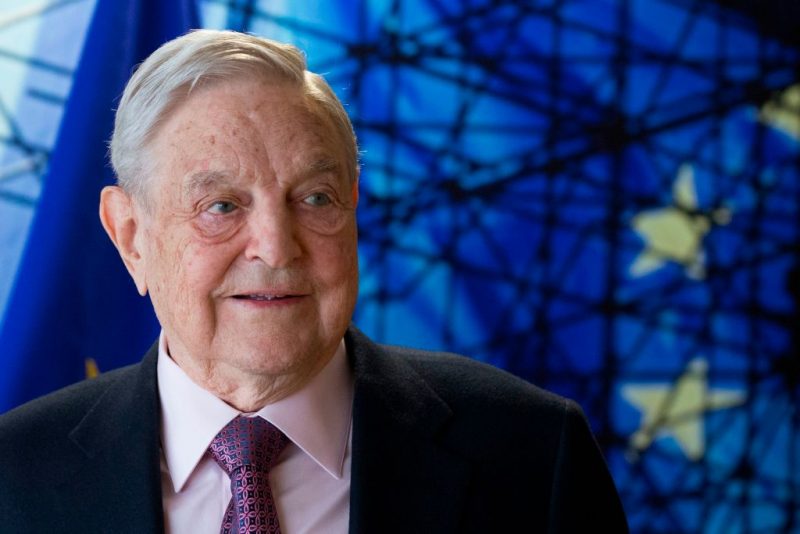 George Soros, Founder and Chairman of the Open Society Foundations arrives for a meeting in Brussels, on April 27, 2017. - Meeting will mainly focus on situation in Hungary, including legislative measures that could force the closure of the Central European University in Budapest. (Photo by OLIVIER HOSLET / POOL / AFP) (Photo by OLIVIER HOSLET/POOL/AFP via Getty Images)