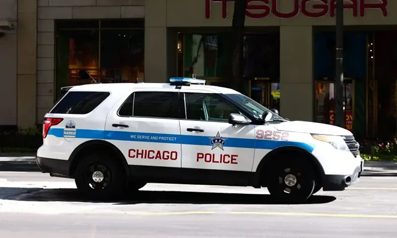 The Chicago cop alleges that he has been repeatedly overlooked for promotions due to his "Caucasian" race. NurPhoto via Getty Images