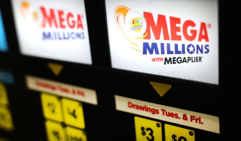 CHICAGO, ILLINOIS - JANUARY 09: A lottery ticket vending machine offers Mega Millions tickets for sale on January 09, 2023 in Chicago, Illinois. The estimated value of Tuesday's Mega Millions drawing is $1.1 Billion. (Photo by Scott Olson/Getty Images)