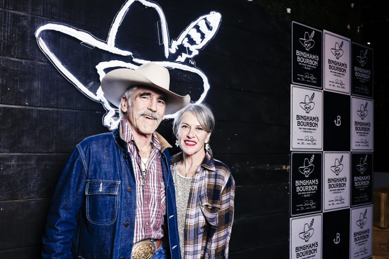 LAS VEGAS, NEVADA - DECEMBER 07: Forrie J. Smith (L) attends the Bingham's Bourbon NFR After Party at Inspire at the Wynn on December 07, 2023 in Las Vegas, Nevada. (Photo by Greg Doherty/Getty Images for Bingham's Bourbon)