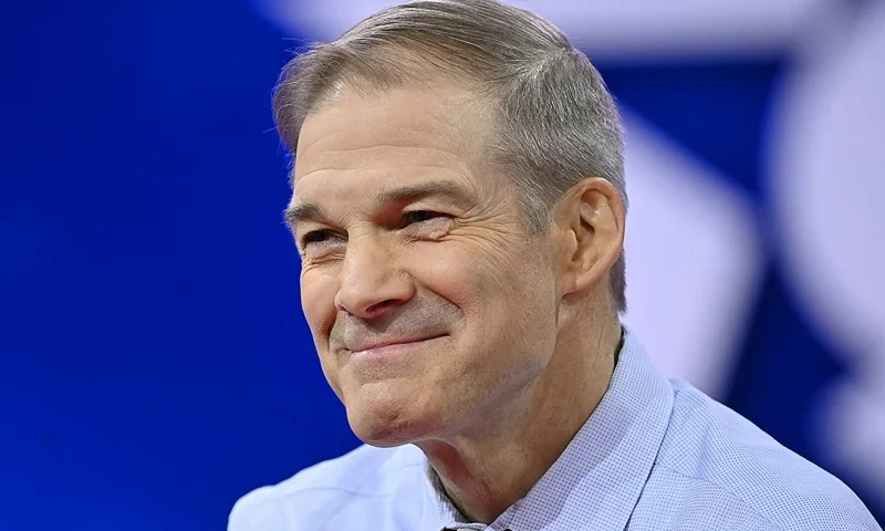US Republican Representative from Ohio Jim Jordan arrives to speak during the annual Conservative Political Action Conference (CPAC) meeting on February 23, 2024, in National Harbor, Maryland. (Photo by MANDEL NGAN / AFP) (Photo by MANDEL NGAN/AFP via Getty Images)