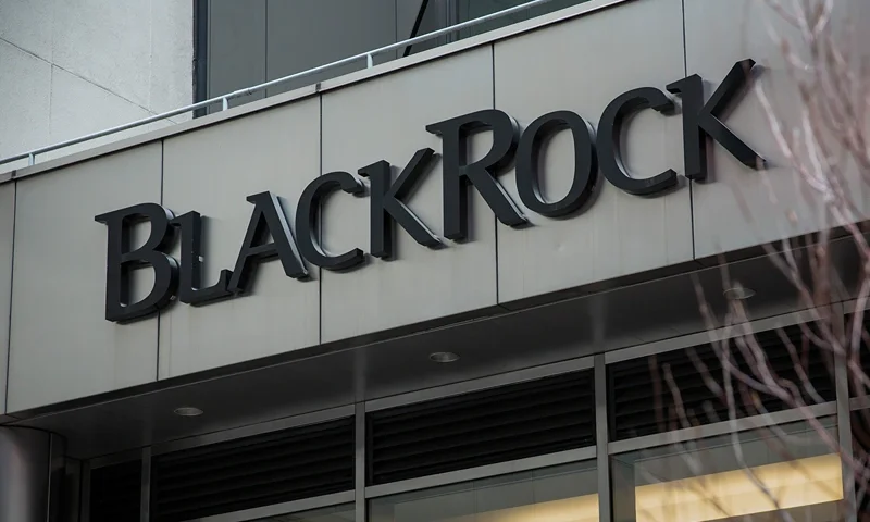 Blackrock Posts 22 Percent Increase In Quarterly Profits NEW YORK, NY - JANUARY 16: A sign hangs on the BlackRock offices on January 16, 2014 in New York City. Blackrock posted a 22 percent increase in the most recent quarterly profits announcement. (Photo by Andrew Burton/Getty Images)