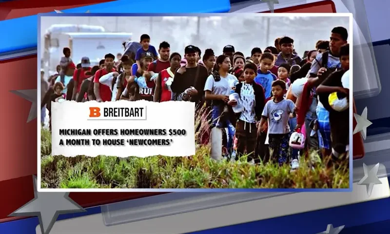 Video still from Real America on One America News Network