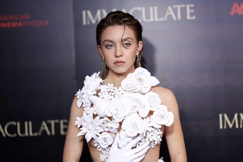 Cast member Sydney Sweeney attends the premiere of the film "Immaculate" in Los Angeles, California, U.S., March 15, 2024. REUTERS/Mario Anzuoni/File Photo