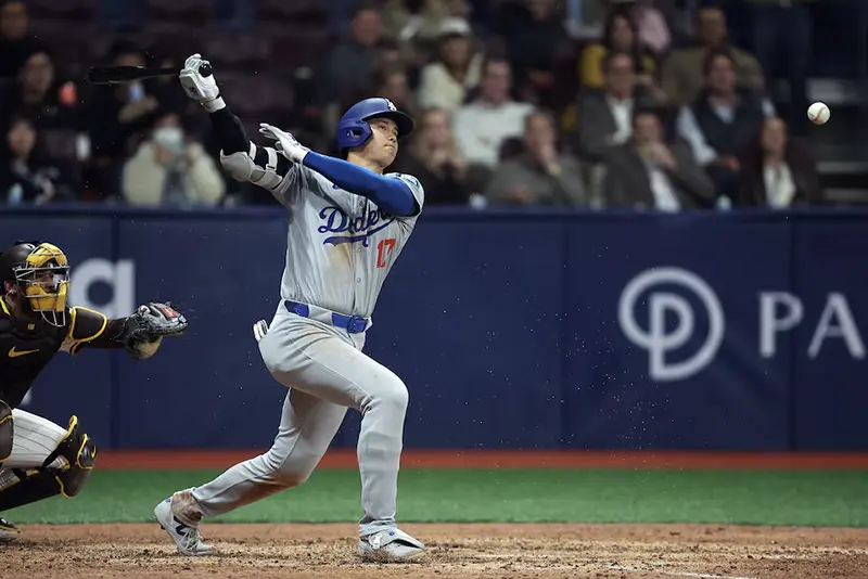 Los Angeles Dodgers' Shohei Ohtani in action REUTERS/Kim Hong-Ji
