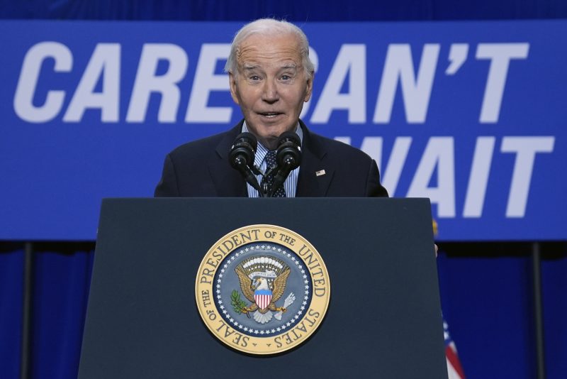 President Joe Biden delivers remarks on proposed spending on child care and other investments in the 