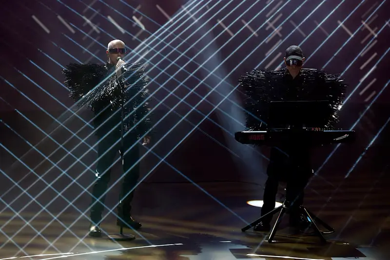 The Pet Shop Boys perform during the Volkswagen group night at the Frankfurt motor show, September 9, 2013. REUTERS/Ralph Orlowski/File Photo