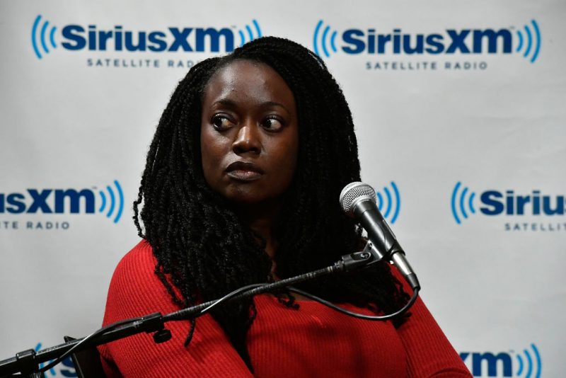 WASHINGTON, DC - OCTOBER 19: Ashley Allison, senior advisor at the Leadership Conference appears on SiriusXM's Urban View Presents "Defining Justice In 2017" An Exclusive Subscriber Event hosted by Laura Coates at SiriusXM DC Performance Space on October 19, 2017 in Washington, DC. (Photo by Larry French/Getty Images for SiriusXM)