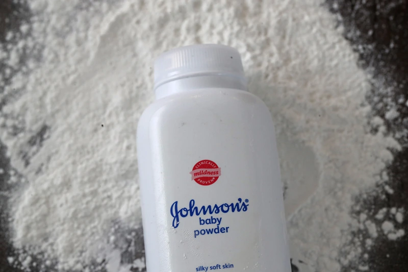 Johnson & Johnson Voluntarily Recalls Baby Powder For Asbestos Contamination
SAN ANSELMO, CALIFORNIA - OCTOBER 18: In this photo illustration, a container of Johnson's baby powder made by Johnson and Johnson sits on a table on October 18, 2019 in San Anselmo, California. Johnson & Johnson, the maker of Johnson's baby powder, announced a voluntary recall of 33,000 bottles of baby powder after federal regulators found trace amounts of asbestos in a single bottle of the product. (Photo Illustration by Justin Sullivan/Getty Images)