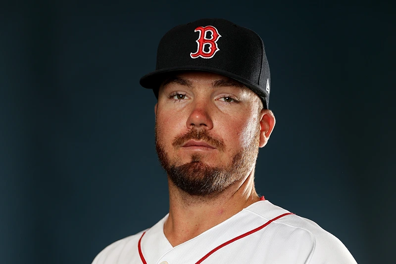 Boston Red Sox Photo Day FT. MYERS, FL - FEBRUARY 20: : Austin Maddox #62 of the Boston Red Sox poses for a portrait during the Boston Red Sox photo day on February 20, 2018 at JetBlue Park in Ft. Myers, Florida. (Photo by Elsa/Getty Images)