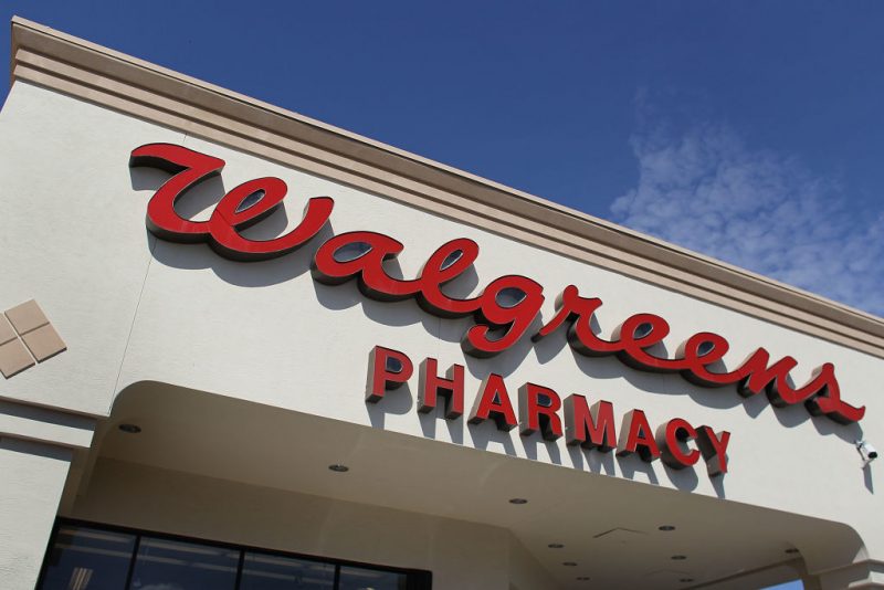 HOMESTEAD, FL- FEBRUARY 17: A sign is seen at a Walgreens store on February 17, 2010 in Homestead, Florida. Today, Walgreen Co. announced plans to buy another drug store company, Duane Reade, for $618 million in cash. (Photo by Joe Raedle/Getty Images)