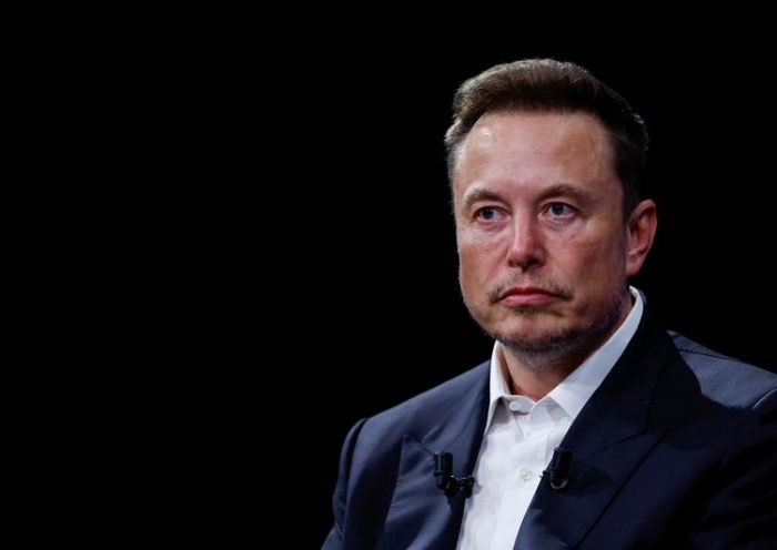 Elon Musk, Chief Executive Officer of SpaceX and Tesla and owner of Twitter, looks on as he attends the Viva Technology conference dedicated to innovation and startups at the Porte de Versailles exhibition centre in Paris, France, June 16, 2023. REUTERS/Gonzalo Fuentes
